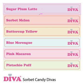 Diva Colorpop Stickers Sorbet Candy Divas
