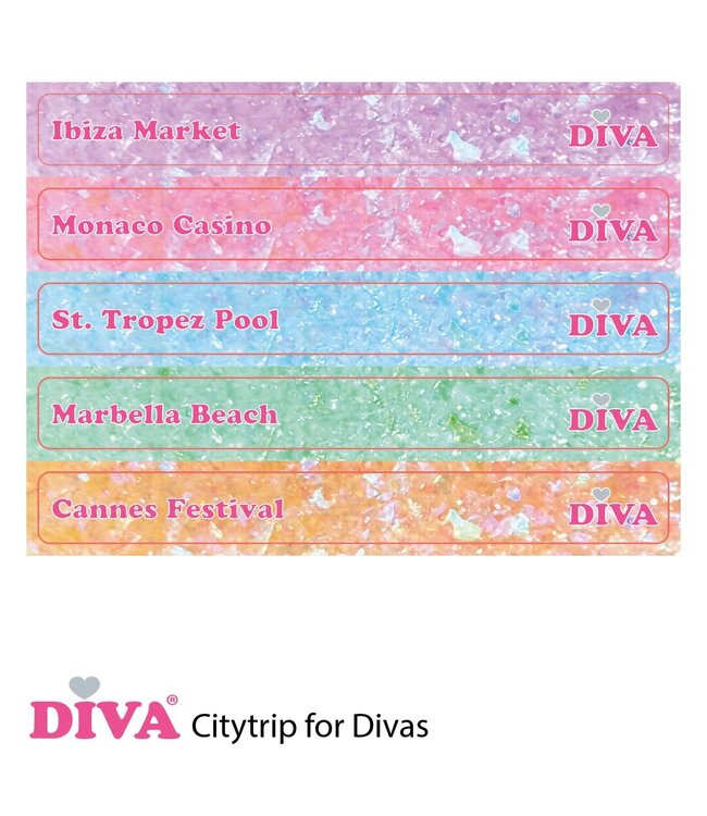 Diva Colorpop Stickers Citytrip for Divas