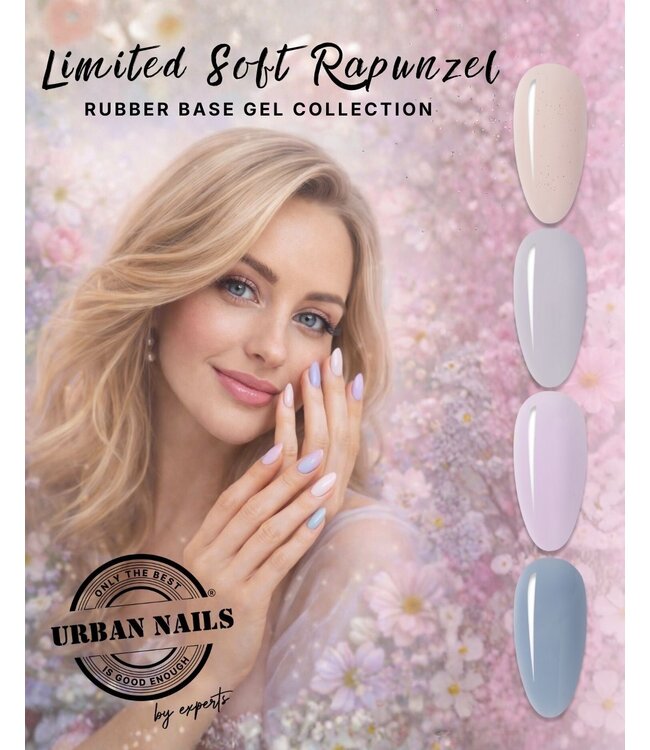 Soft Rapunzel Rubber Base Collection 4 st.
