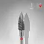 Carbide Bit  Flame Red 5 mm / 13,5 mm
