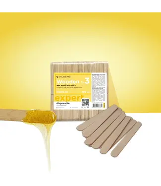 Staleks Pro Wooden Spatula 114x10 mm (100 st.)