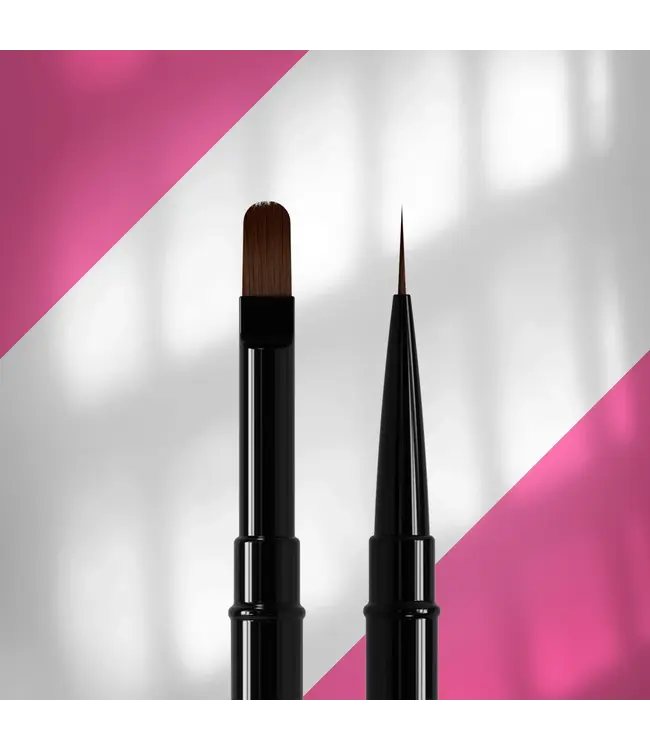 Double-ended brush EXPERT liner 10 mm / for gel 11mm