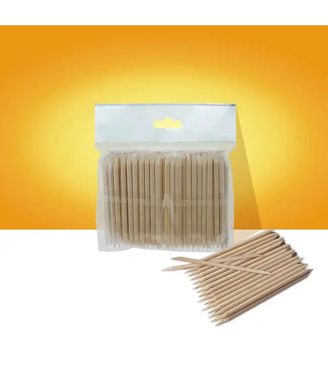 Wooden Orange Sticks for Manicure 75 mm. 100 st.
