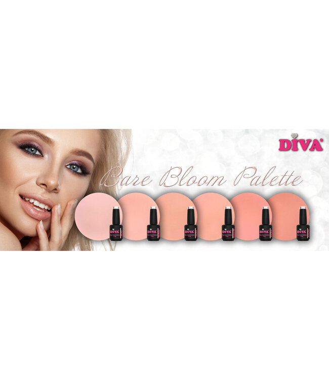 One Coat Gellak Bare Bloom Palette Collection 6 x 6 ml.