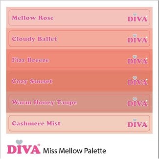 Diva Colorpop Stickers Miss Mellow Palette