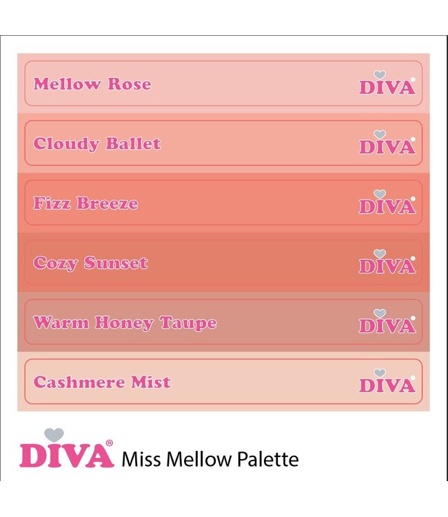 Diva Colorpop Stickers Miss Mellow Palette