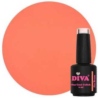 Diva 210 One Coat Gellak Fizz Breeze 6 ml.