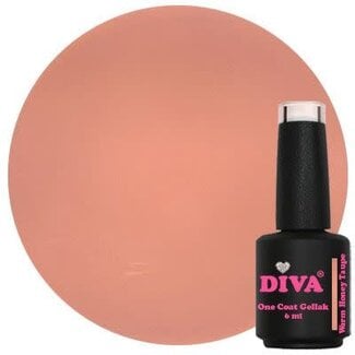 Diva 212 One Coat Gellak Warm Honey Taupe 6 ml.