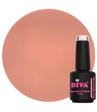 Diva One Coat Gellak Warm Honey Taupe 6 ml.
