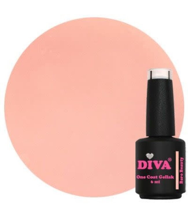 Diva 147 One Coat Gellak Bare Beauty 6 ml.