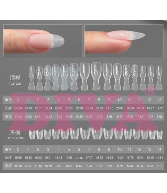 Sandwich Dual Forms Almond Short 240 st.