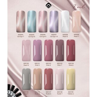 Magnetic Set 16 Gelpolish Kleuren (maart. 2026) + gratis Stickervel