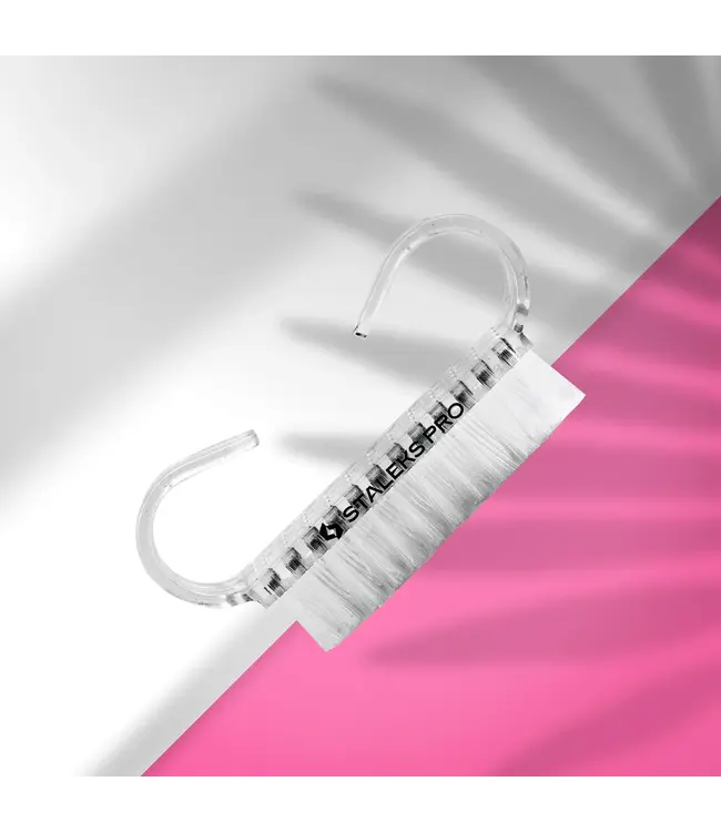 Mini manicureborsteltjes transparant 10 pcs