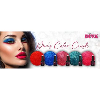 Diva Set Gellak Color Crush 5 x 6 ml.