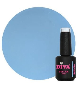 Diva 101 Gellak Bubbly Blue 6 ml.