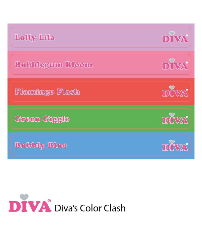 Stickers Diva's Color Clash
