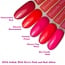 Set Gellak Wild Diva's Pink and Red Affair 5 x 6 ml. + Sticker