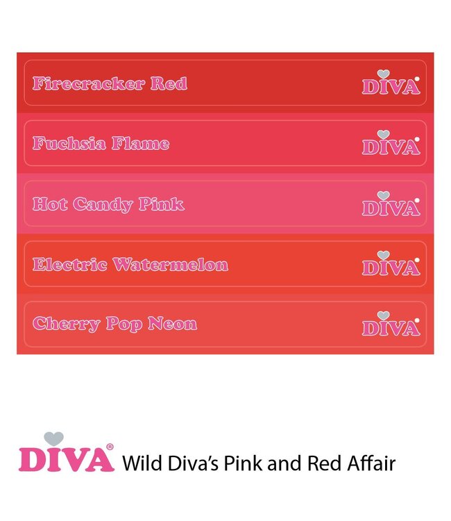 Colorpop Stickers Wild Diva's Pink and Red Affair