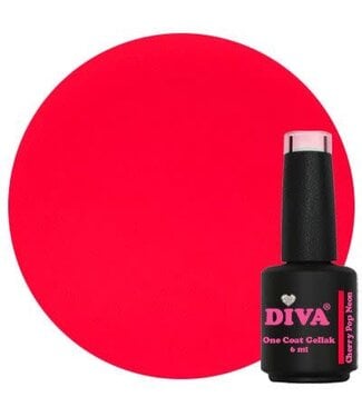 Diva 144 Gellak Cherry Pop Neon 6 ml.