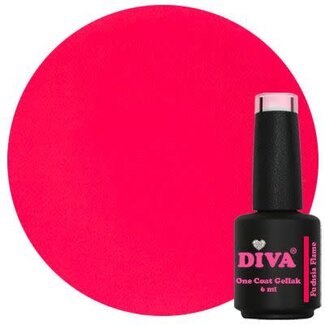 Diva 119 Gellak Fuchsia Flame 6 ml.