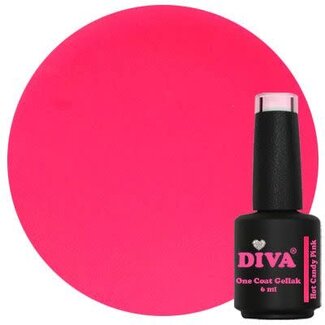 Diva 133 Gellak Hot Candy Pink 6 ml.