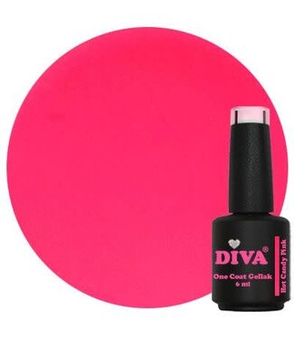 Diva 133 Gellak Hot Candy Pink 6 ml.