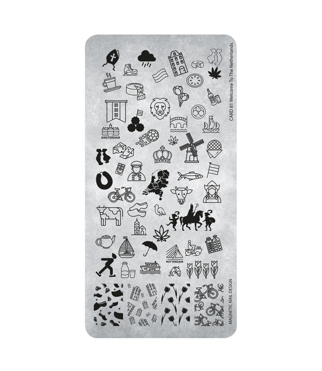 Stempelplaat 81 Welcome to the Netherlands