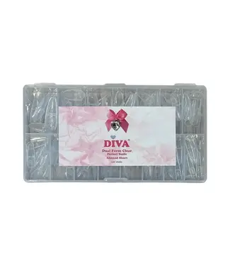Diva Dual Form Almond Perfect Smile Line in Tipbox 150 st.