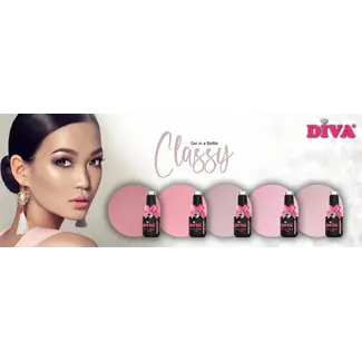 Diva Set Gel in a Bottle Classy Collection 5 x 15 ml. incl. Sticker