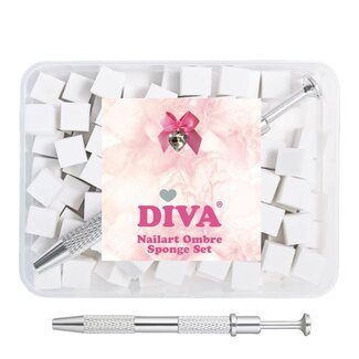 Diva Ombre Sponge set met Gripper