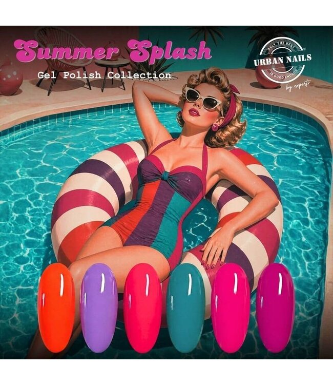 Urban Nails Summer Splash Gelpolish Collection 6x 8 gr.