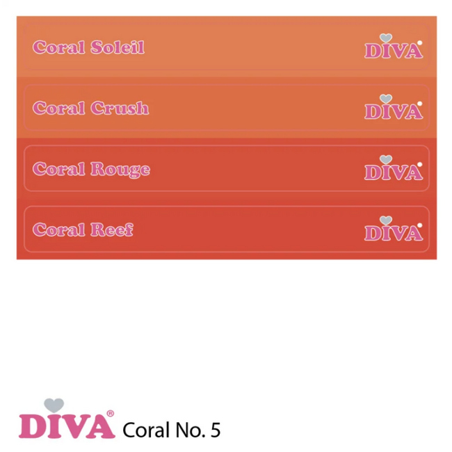 Colorpop Stickers Coral No.5