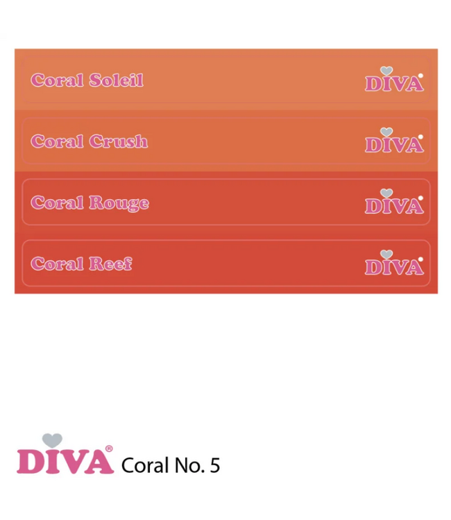 Colorpop Stickers Coral No.5