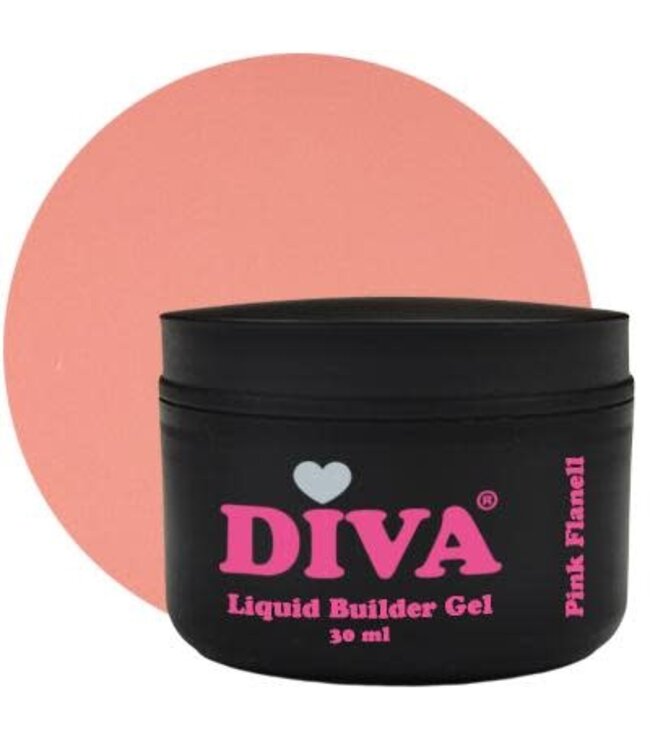 Diva Liquid Builder Gel Pink Flanell 30 ml.