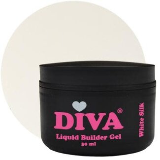 Diva Liquid Builder Gel White Silk 30 ml.