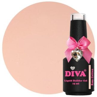 Diva Liquid Builder Gel Rose Cotton 15 ml.