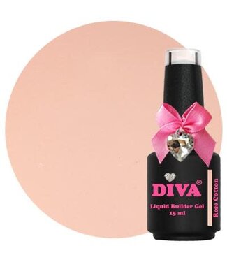 Diva Liquid Builder Gel Rose Cotton 15 ml.