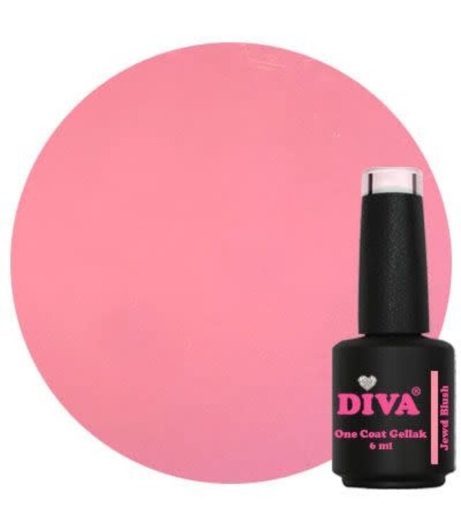 Diva 323 One Coat Gellak Jewel Blush 6 ml.