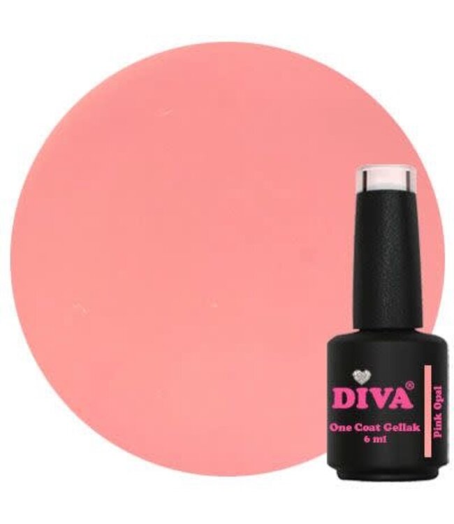 Diva 324 One Coat Gellak Pink Opal 6 ml.