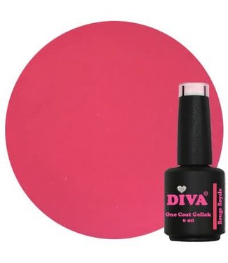 Diva 325 One Coat Gellak Rouge Royale 6 ml.