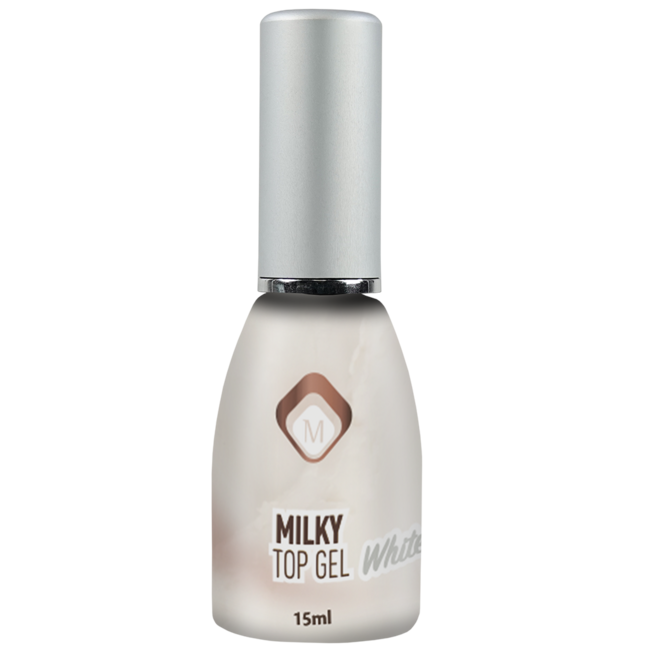 Milky Top Gel White 15 ml.
