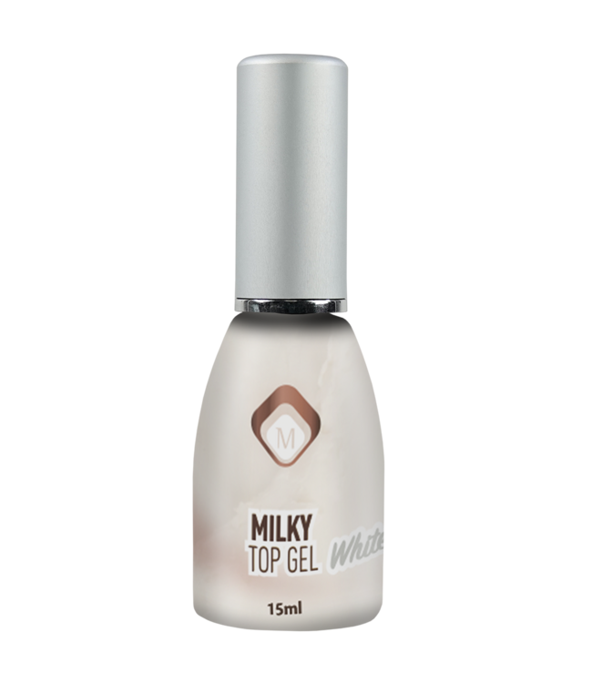 Milky Top Gel White 15 ml.