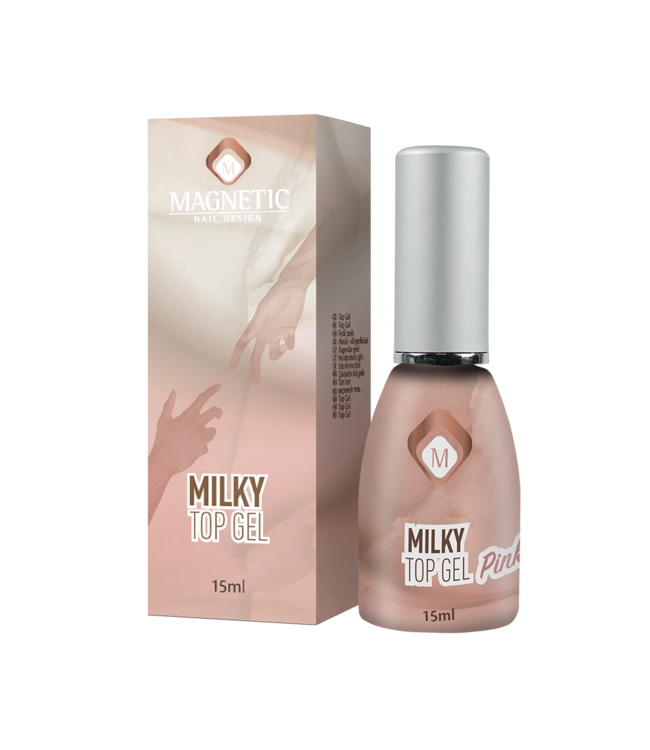 Milky Top Gel Pink 15 ml.