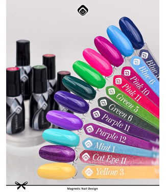 Magnetic Set 11 Gelpolish Kleuren (juni 2026) + gratis Stickervel
