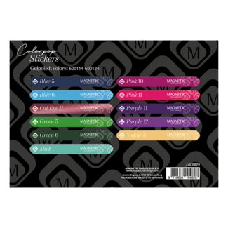 Magnetic Stickervel Gelpolish 600114 t/m 600124
