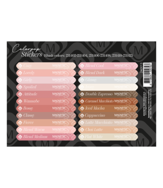 Magnetic Stickervel Blushes 231401 t/m 231425