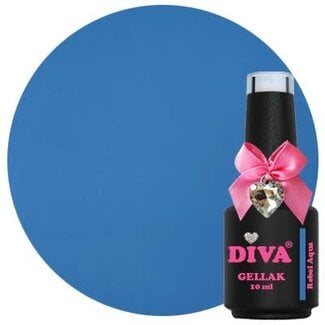 Diva 171 Gellak Rebel Aqua 10 ml.