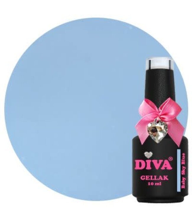 Diva 244 Gellak Baby Sky Blue 10 ml.