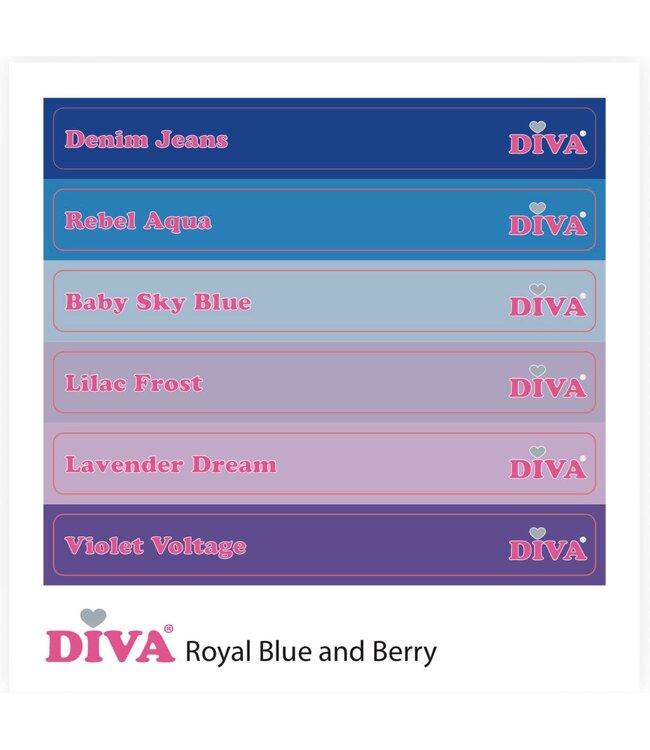 Colorpop Stickers Royal Blue & Berry