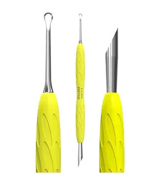 Staleks Pro UNIQ Cuticle Pusher Gummy 11 type 2 Yellow